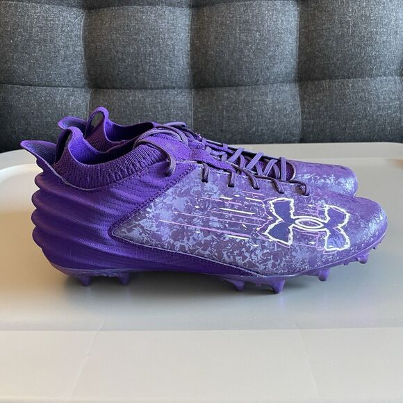 Under Armour Blur 2 MC Suede Football Cleats 3027978-500 Purple NEW main image 5
